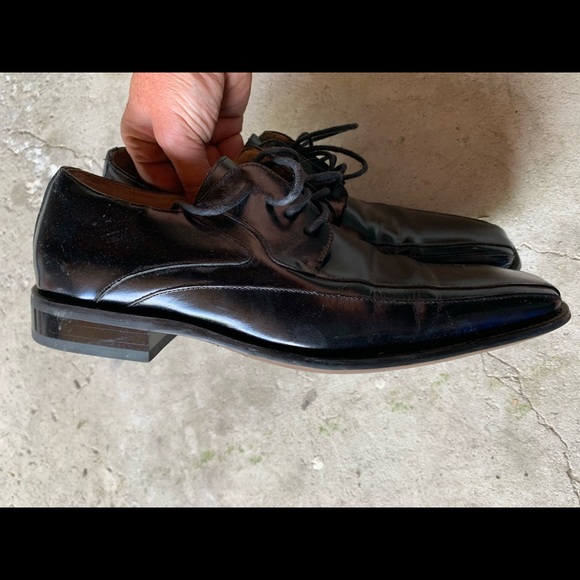 Stacy Adams black dress shoes. Size 8. EUC. - Picture 2 of 5
